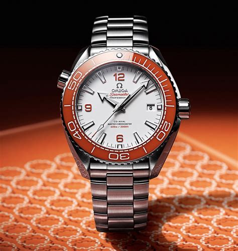 omega seamaster planet ocean orange fake|omega seamaster orange bezel.